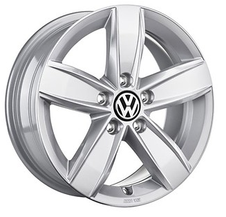 Leichtmetall-Felge 760 071 497 8Z8 7,5J x 17 ET18, Corvara, Brillantsilber