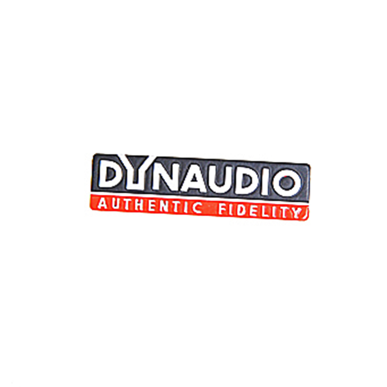 Schriftzug 5N0853689AW1 DYNAUDIO chrom/rot/schwarz