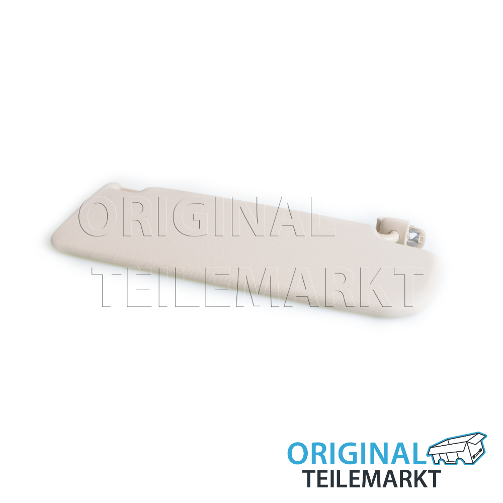 Sonnenblende links mit Spiegel und Abdeckung cornsilkbeige 6R0857551L 4T6