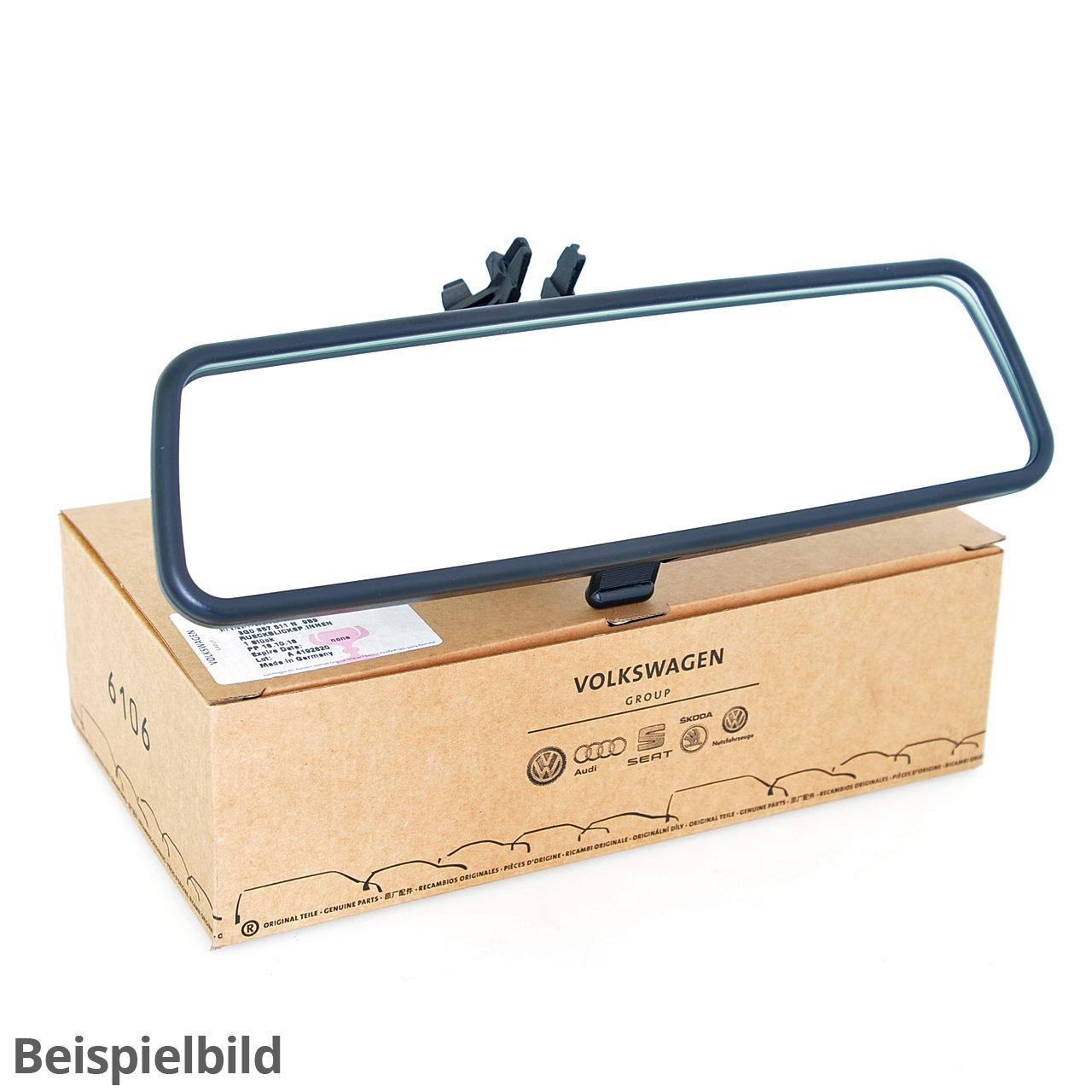 Innenspiegel abblendbar satinschwarz 1H0857511B 01C