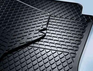 1 Satz Allwetterfussmatten VW Crafter vorn Titanschwarz