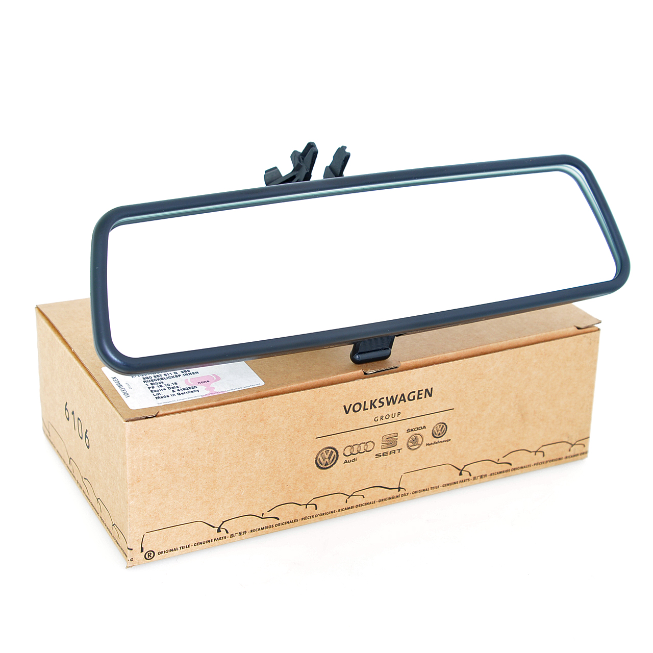 Innenspiegel abblendbar satinschwarz 3G0857511N 9B9