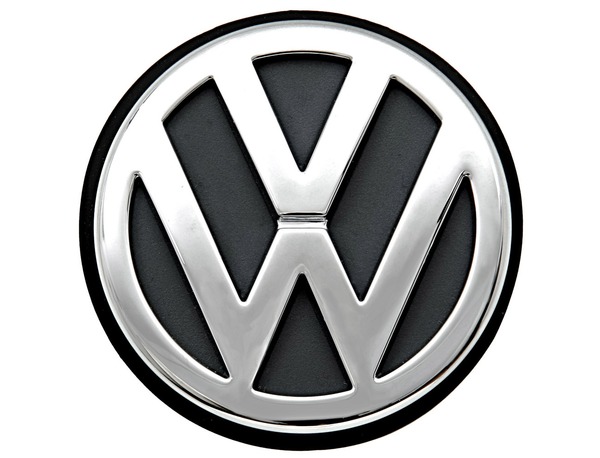 VW-Emblem 7P6853630E FOD schwarz hochglänzend/chromglanz, hinten