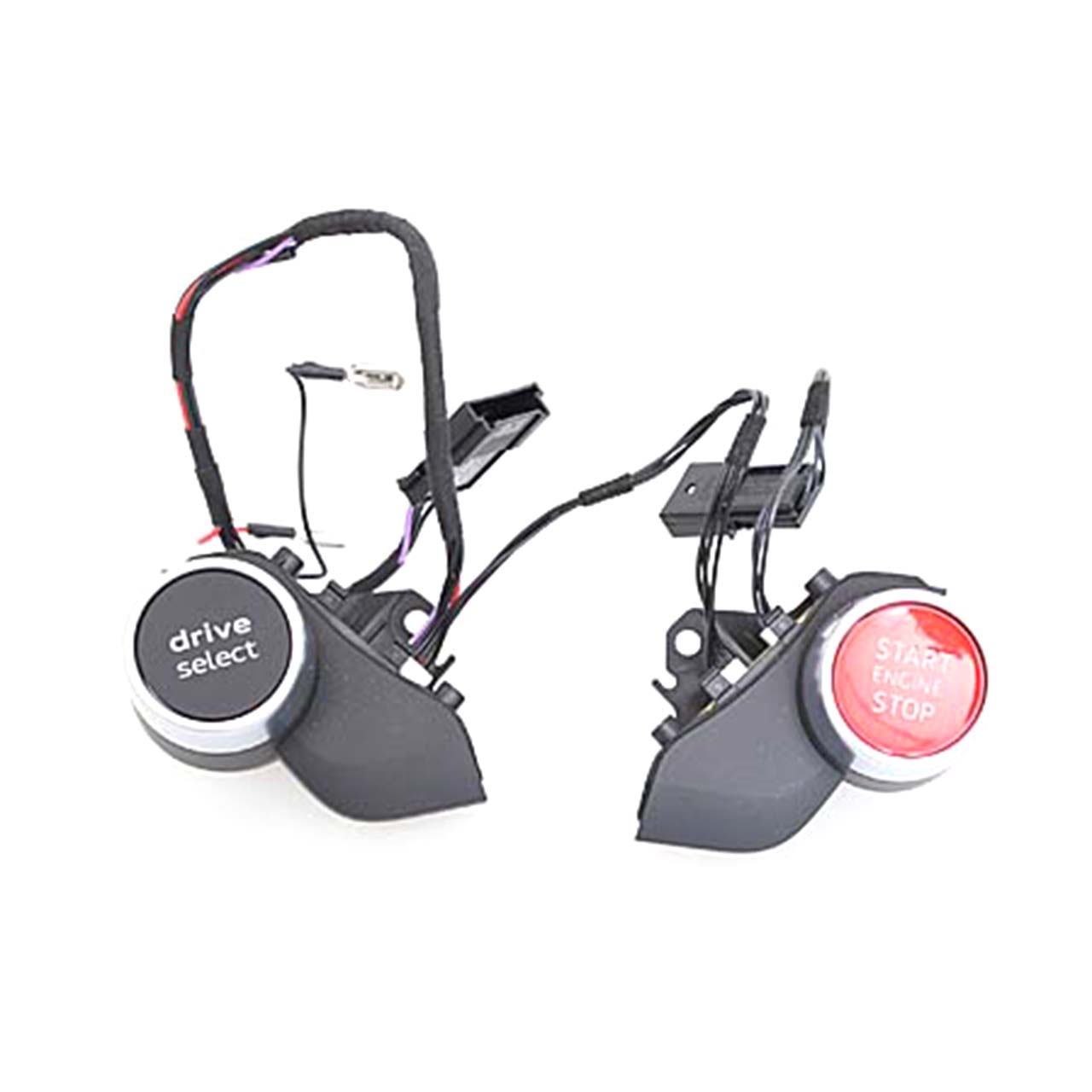 Funktionswahl-Taster-Set deive select und Start-Stopp für Lenkrad 4S0951523D