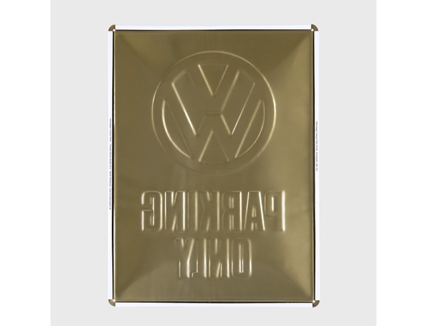Blechschild VW PARKING ONLY