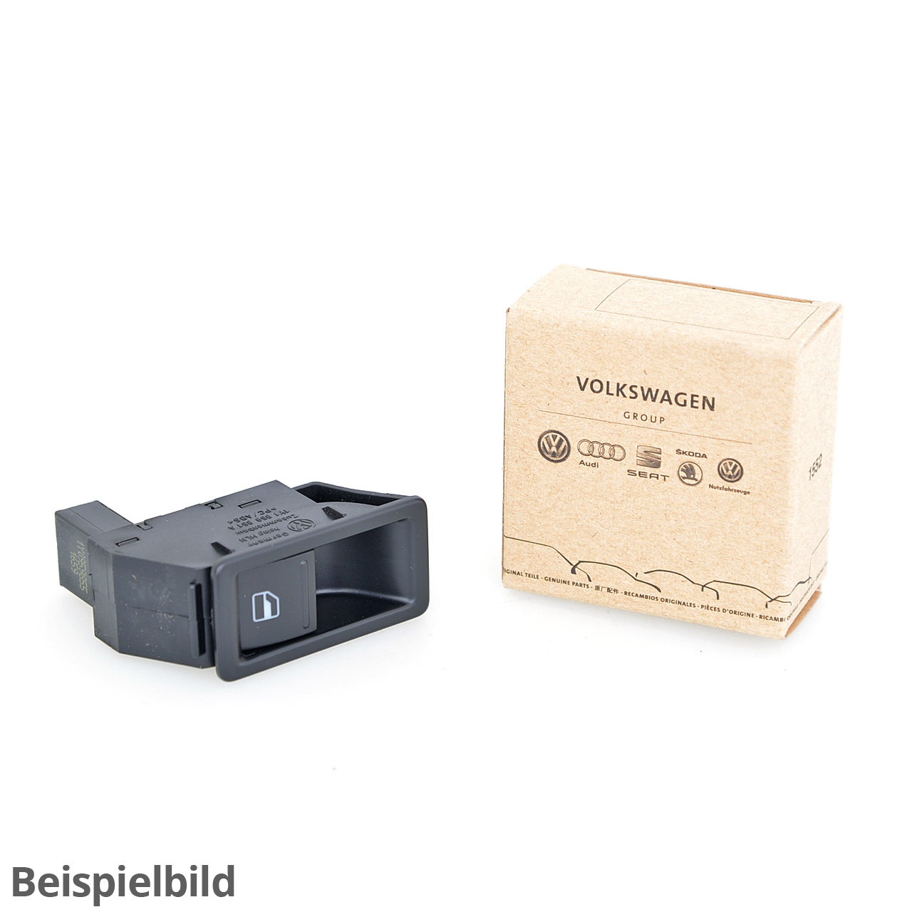 Schalter für elektrischen Fensterheber (Fahrerseite) 2 türig soul (schwarz) 8L0959851  4PK