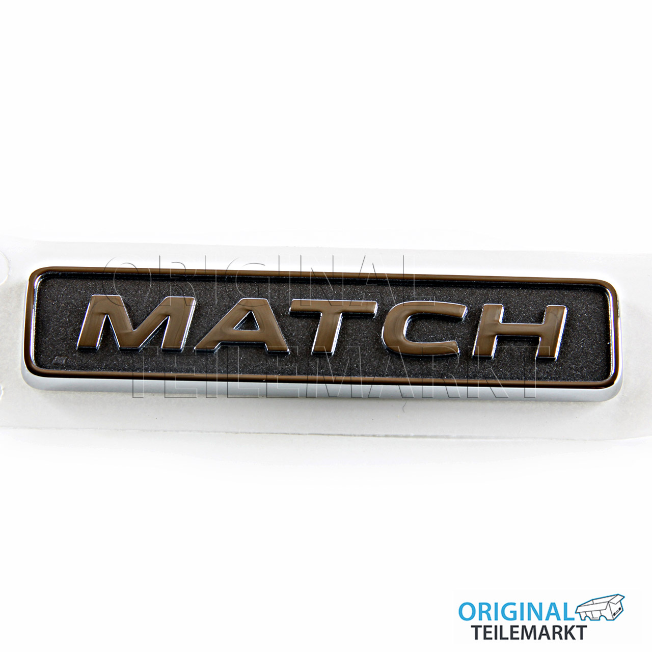 Plakette 5M0853688  YIO (selbstklebend), chrom/warm grey