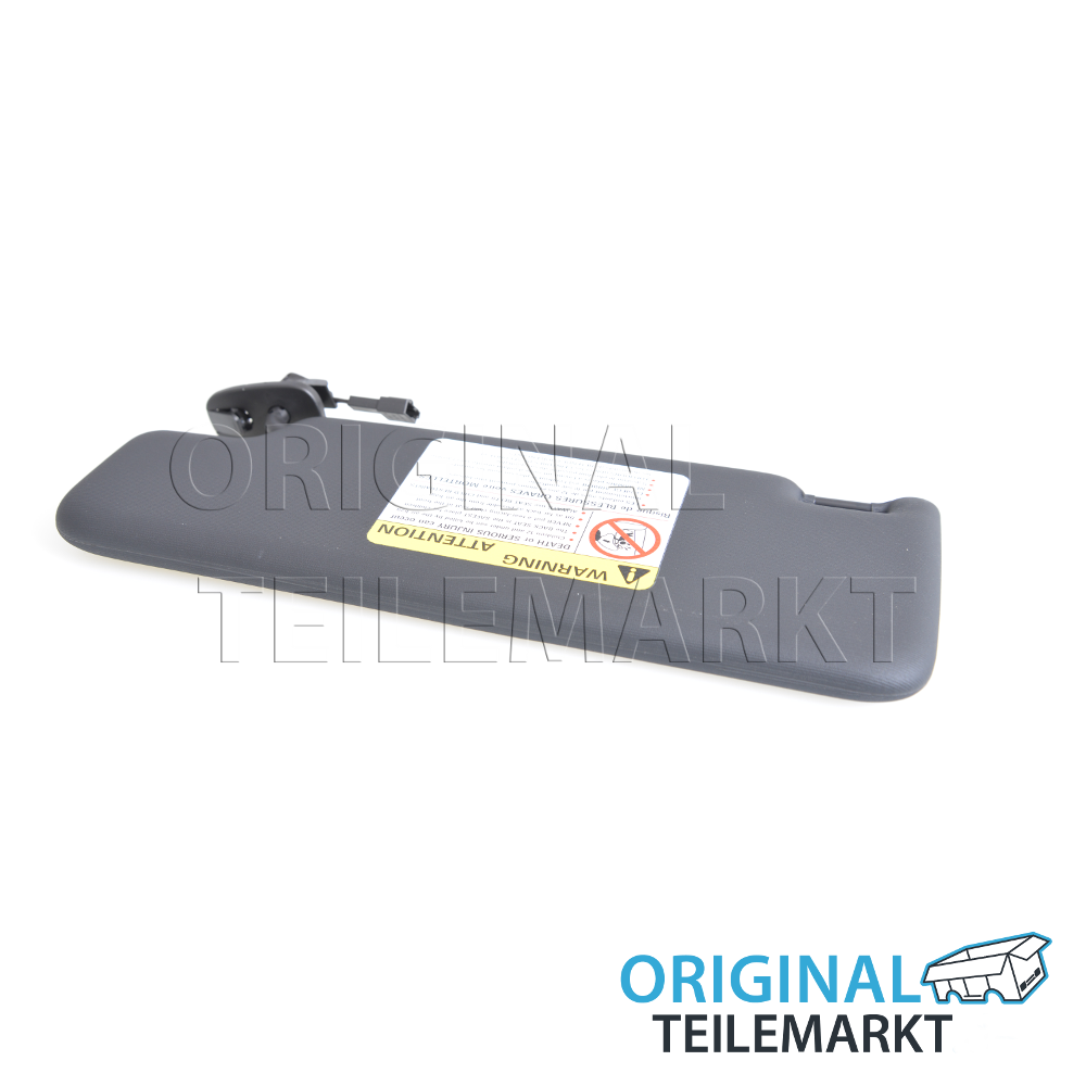 Sonnenblende rechts mit beleuchtetem Spiegel und Abdeckung schwarz 1Q0857552K 3H8